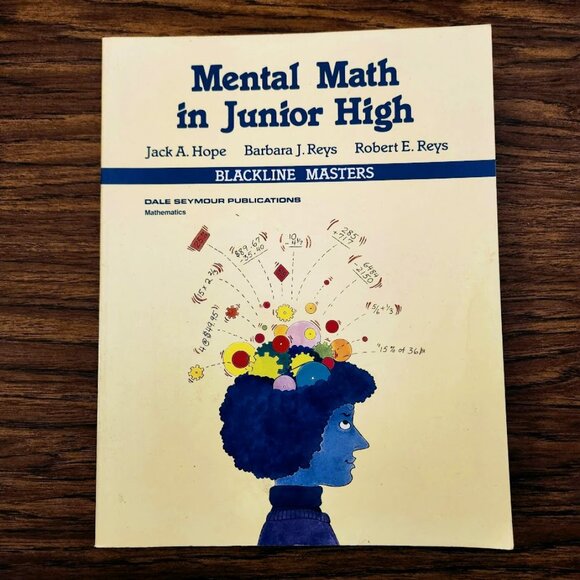 Mental Math in Junior High Workbook Grades 7-9 Paperback Activity Book Mathemati - Picture 1 of 13